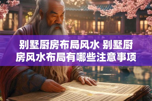 别墅厨房布局风水 别墅厨房风水布局有哪些注意事项