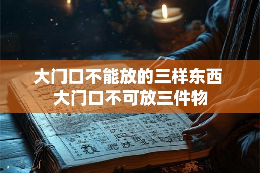 大门口不能放的三样东西 大门口不可放三件物 大门口不能放的三样东西 大门口不可放三件物