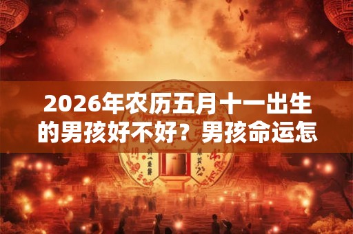 2026年农历五月十一出生的男孩好不好？男孩命运怎么样？