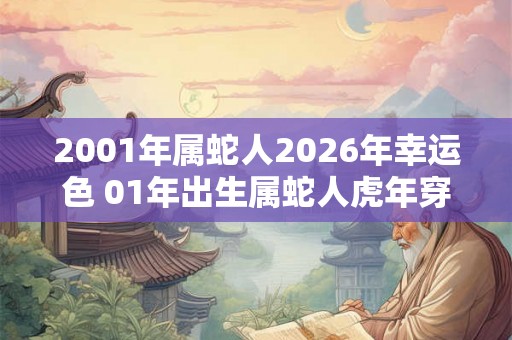 2001年属蛇人2026年幸运色 01年出生属蛇人虎年穿什么颜色衣服好 2001年属蛇人2026年幸运色 01年出生属蛇人虎年穿什么颜色衣服好