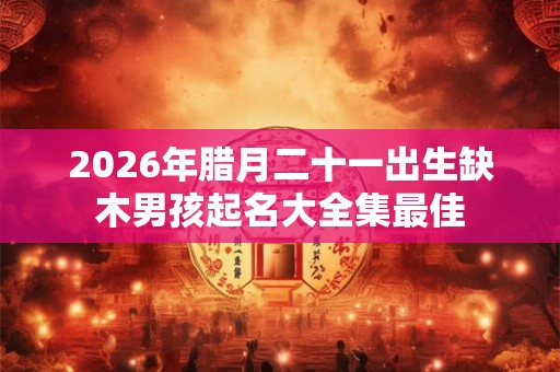 2026年腊月二十一出生缺木男孩起名大全集最佳