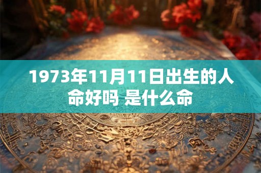 1973年11月11日出生的人命好吗 是什么命