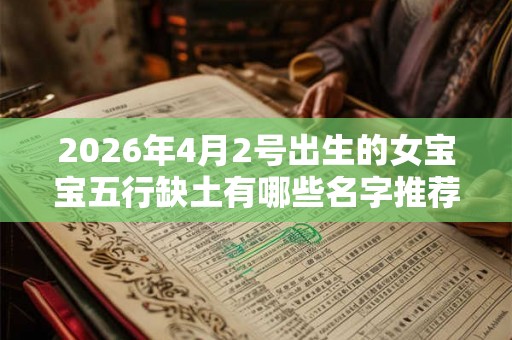 2026年4月2号出生的女宝宝五行缺土有哪些名字推荐