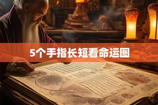 5个手指长短看命运图 5个手指长短看命运图