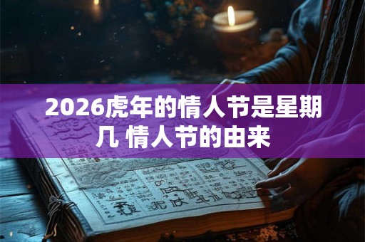 2026虎年的情人节是星期几 情人节的由来