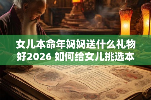 女儿本命年妈妈送什么礼物好2026 如何给女儿挑选本命年礼物 女儿本命年妈妈送什么礼物好2026 如何给女儿挑选本命年礼物