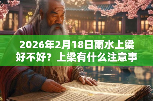 2026年2月18日雨水上梁好不好？上梁有什么注意事项？