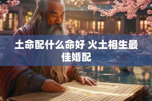 土命配什么命好 火土相生最佳婚配