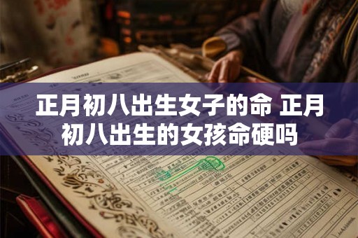 正月初八出生女子的命 正月初八出生的女孩命硬吗