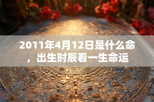 2011年4月12日是什么命，出生时辰看一生命运