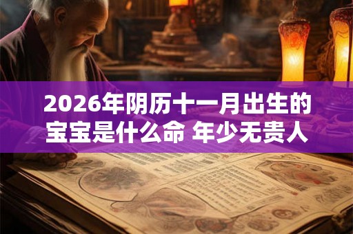 2026年阴历十一月出生的宝宝是什么命 年少无贵人