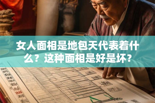 女人面相是地包天代表着什么？这种面相是好是坏？