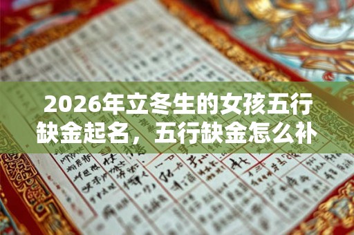 2026年立冬生的女孩五行缺金起名，五行缺金怎么补？