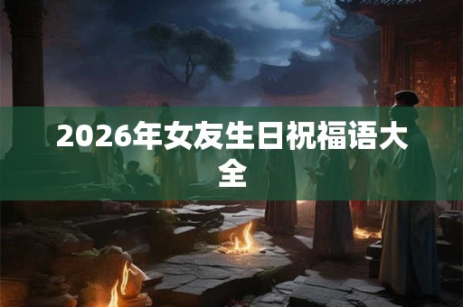 2026年女友生日祝福语大全