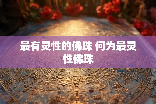 最有灵性的佛珠 何为最灵性佛珠