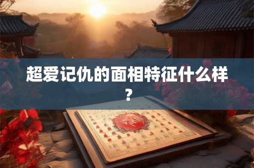 超爱记仇的面相特征什么样? 超爱记仇的面相特征什么样?