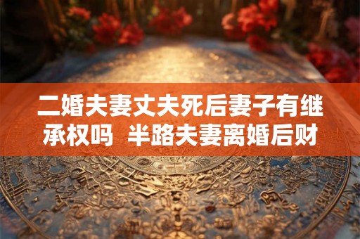 二婚夫妻丈夫死后妻子有继承权吗  半路夫妻离婚后财产怎么分配
