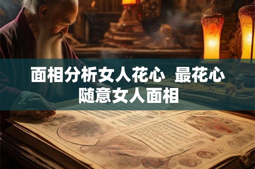 面相分析女人花心  最花心随意女人面相