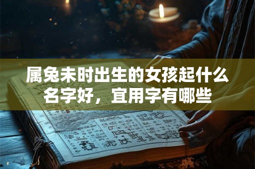 属兔未时出生的女孩起什么名字好，宜用字有哪些