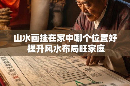 山水画挂在家中哪个位置好 提升风水布局旺家庭