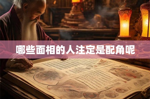 哪些面相的人注定是配角呢