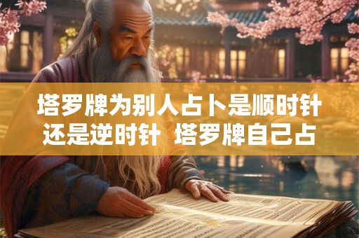 塔罗牌为别人占卜是顺时针还是逆时针  塔罗牌自己占卜怎么转