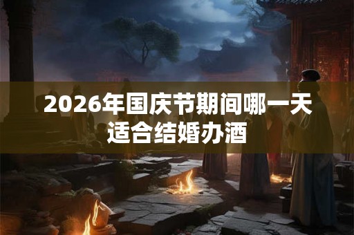 2026年国庆节期间哪一天适合结婚办酒