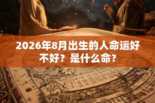 2026年8月出生的人命运好不好?是什么命? 2026年8月出生的人命运好不好?是什么命?
