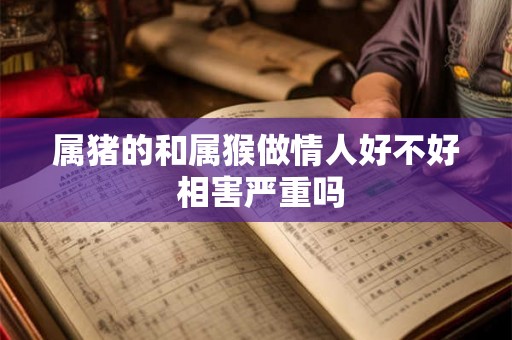 属猪的和属猴做情人好不好 相害严重吗