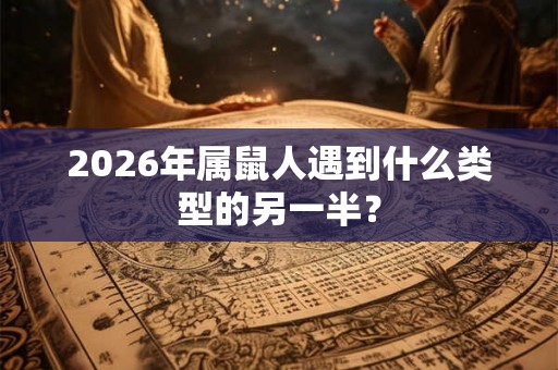 2026年属鼠人遇到什么类型的另一半？