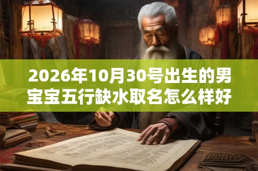 2026年10月30号出生的男宝宝五行缺水取名怎么样好 2026年10月30号出生的男宝宝五行缺水取名怎么样好