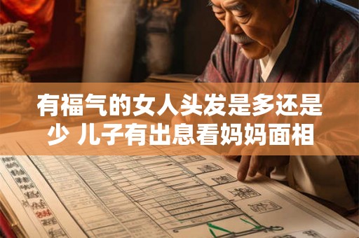 有福气的女人头发是多还是少 儿子有出息看妈妈面相