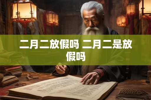 二月二放假吗 二月二是放假吗