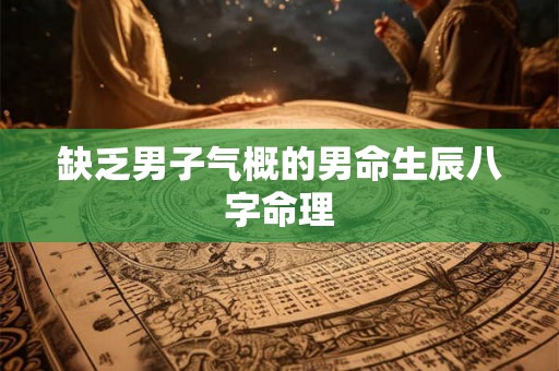 缺乏男子气概的男命生辰八字命理