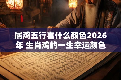 属鸡五行喜什么颜色2026年 生肖鸡的一生幸运颜色是什么