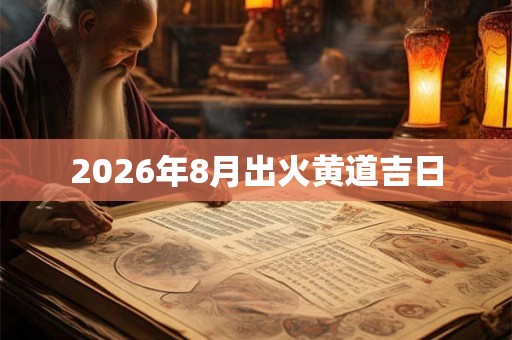 2026年8月出火黄道吉日 2026年8月出火黄道吉日