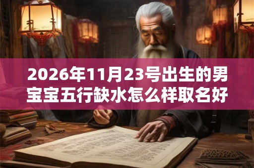 2026年11月23号出生的男宝宝五行缺水怎么样取名好