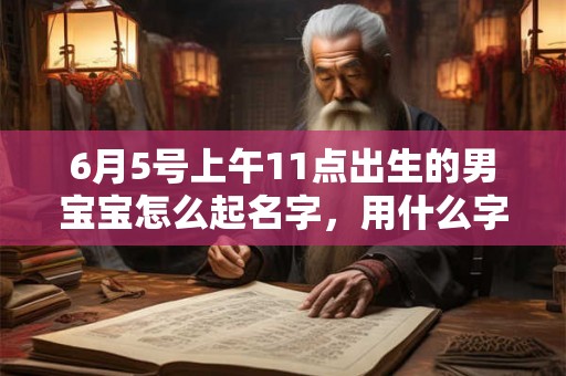 6月5号上午11点出生的男宝宝怎么起名字，用什么字好