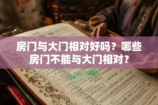 房门与大门相对好吗？哪些房门不能与大门相对？