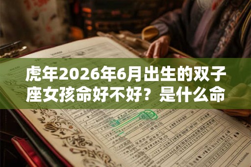 虎年2026年6月出生的双子座女孩命好不好?是什么命? 虎年2026年6月出生的双子座女孩命好不好?是什么命?