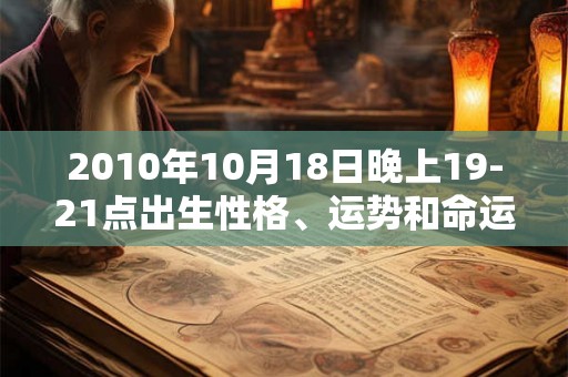 2010年10月18日晚上19-21点出生性格、运势和命运