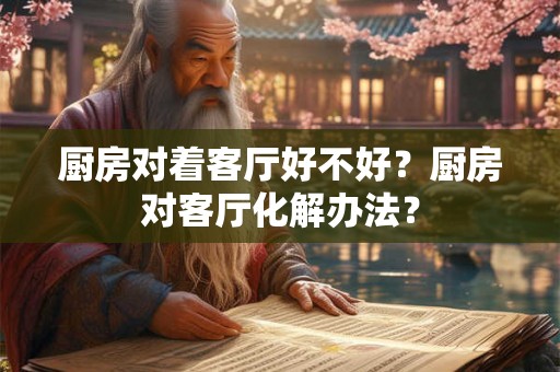 厨房对着客厅好不好？厨房对客厅化解办法？