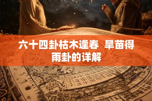 六十四卦枯木逢春  旱苗得雨卦的详解