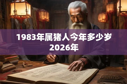 1983年属猪人今年多少岁2026年