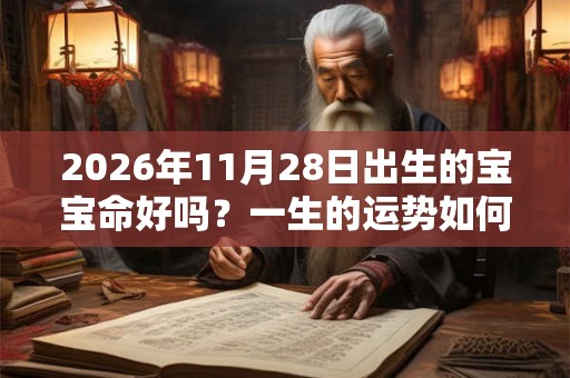 2026年11月28日出生的宝宝命好吗？一生的运势如何
