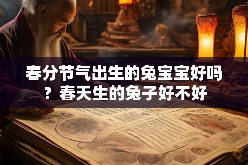 春分节气出生的兔宝宝好吗？春天生的兔子好不好