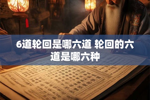 6道轮回是哪六道 轮回的六道是哪六种