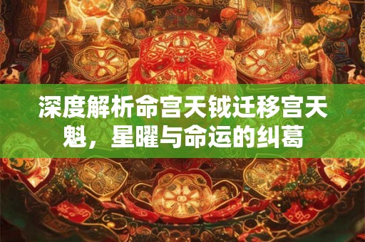 深度解析命宫天钺迁移宫天魁，星曜与命运的纠葛