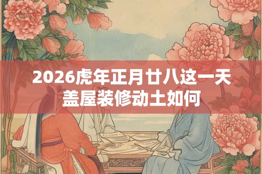 2026虎年正月廿八这一天盖屋装修动土如何 2026虎年正月廿八这一天盖屋装修动土如何