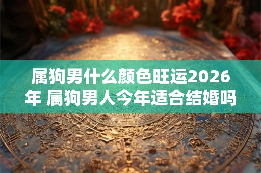 属狗男什么颜色旺运2026年 属狗男人今年适合结婚吗